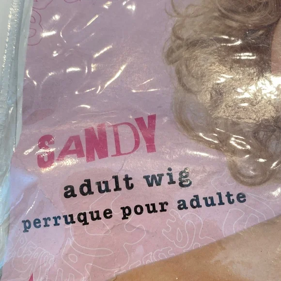 NIP Grease, Sandy Adult Wig - Picture 3 of 5